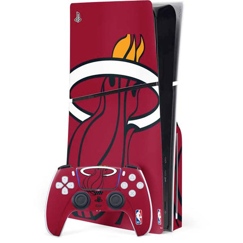 NBA Miami Heat Large Logo PlayStation PS5 Skins