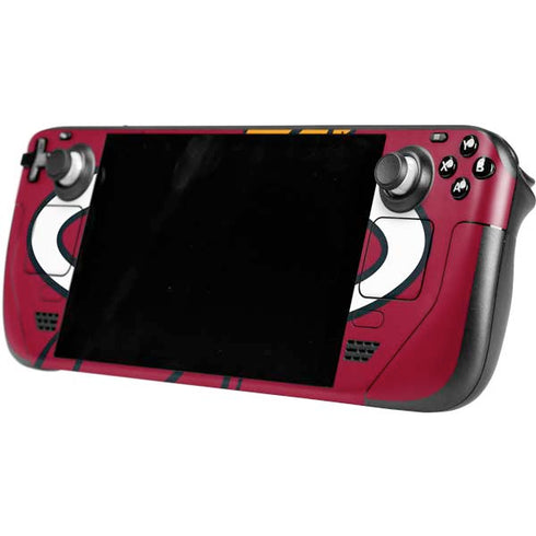 NBA Miami Heat Large Logo Steam Deck Handheld Gaming Computer Skin