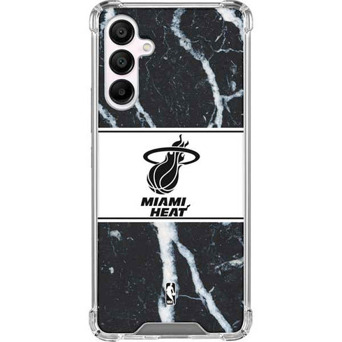 NBA Miami Heat Marble Galaxy A16 5G Clear Case