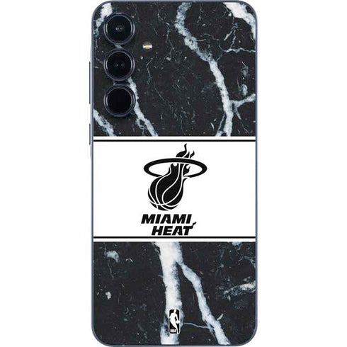 NBA Miami Heat Marble Galaxy A35 5G Skin