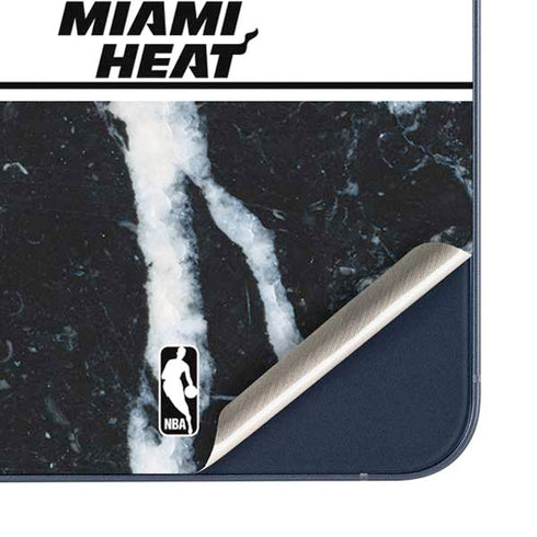 NBA Miami Heat Marble Galaxy A35 5G Skin