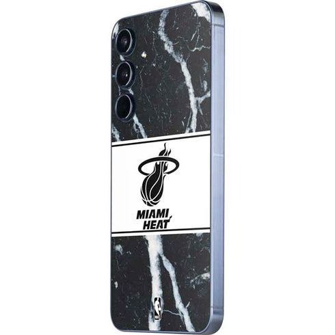 NBA Miami Heat Marble Galaxy A55 5G Skin