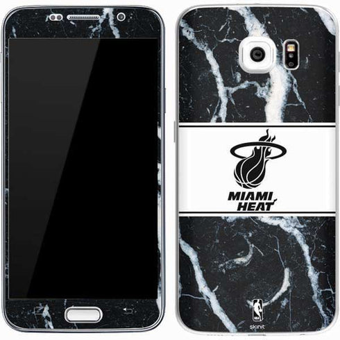 NBA Miami Heat Marble Galaxy S7 Skin