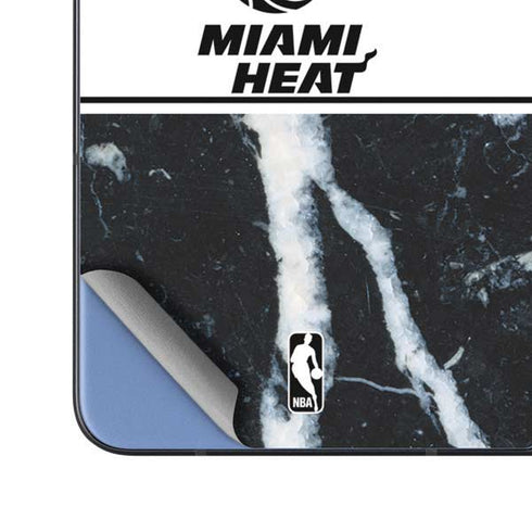 NBA Miami Heat Marble Galaxy Z Fold5 5G Skin
