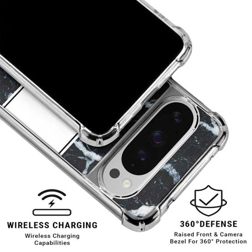 NBA Miami Heat Marble Google Pixel 10 Pro XL Clear Case