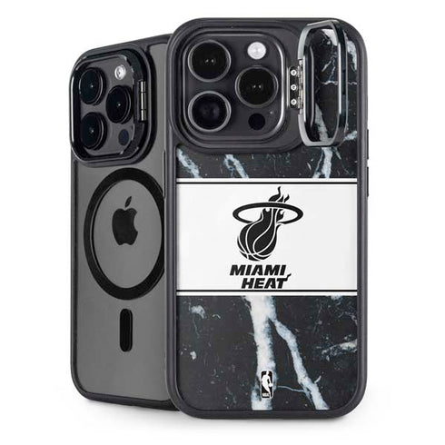 NBA Miami Heat Marble iPhone 13 Pro Kickstand Case