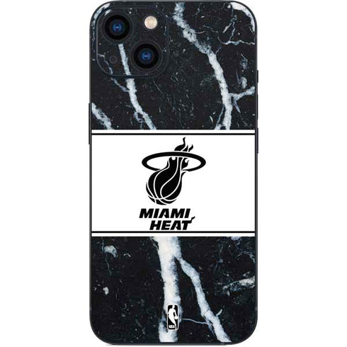 NBA Miami Heat Marble iPhone 15 Skin
