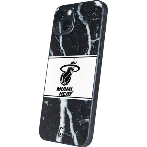 NBA Miami Heat Marble iPhone 15 Skin