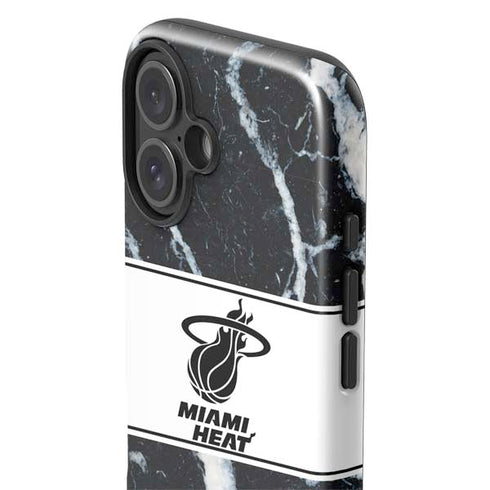 NBA Miami Heat Marble iPhone 16 Impact Case