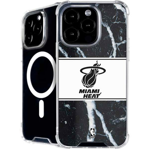 NBA Miami Heat Marble iPhone 16 Pro MagSafe Case
