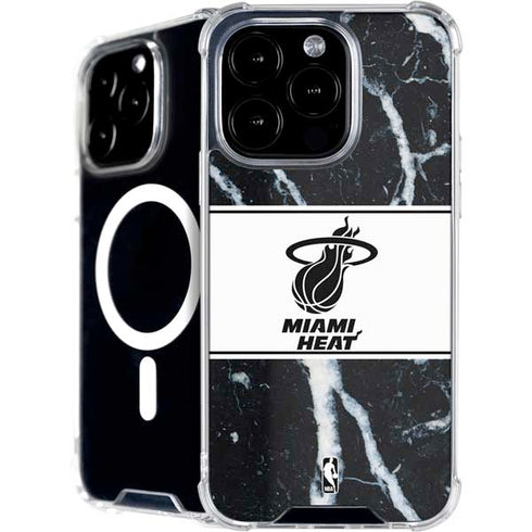 NBA Miami Heat Marble iPhone 16 Pro Max MagSafe Case