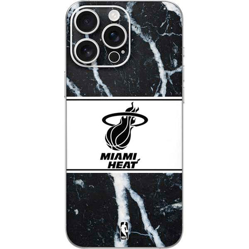 NBA Miami Heat Marble iPhone 16 Pro Max Skin