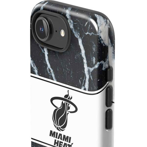 NBA Miami Heat Marble iPhone 16e Impact Case