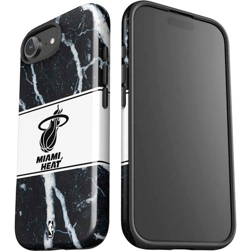 NBA Miami Heat Marble iPhone 16e Impact Case