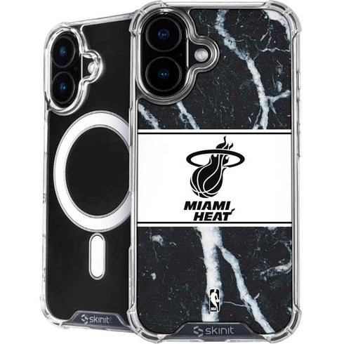 NBA Miami Heat Marble iPhone 17 MagSafe Case