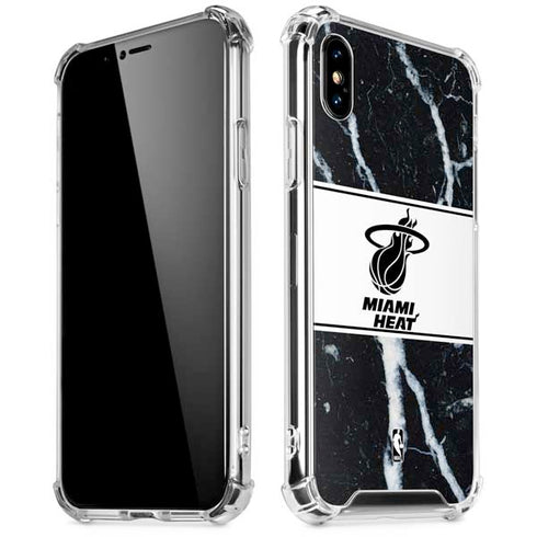 NBA Miami Heat Marble iPhone X/XS Clear Case