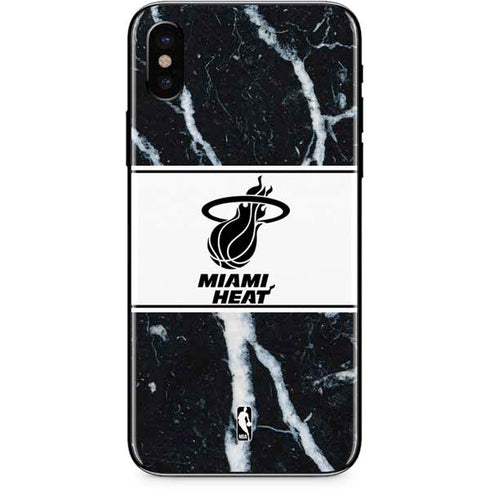 NBA Miami Heat Marble iPhone XS Max Skin