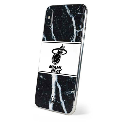 NBA Miami Heat Marble iPhone XS Max Skin