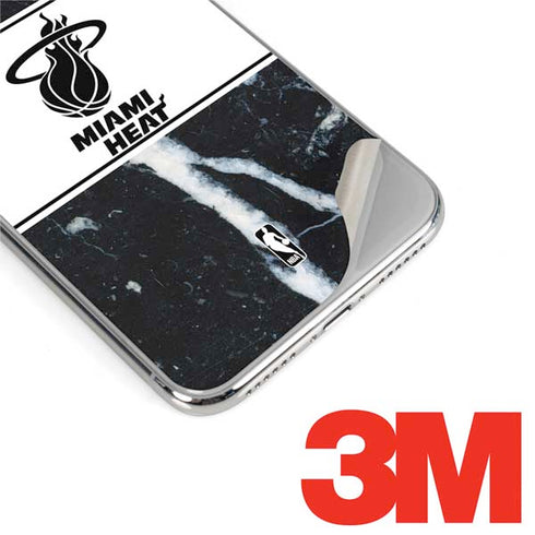 NBA Miami Heat Marble iPhone XS Max Skin