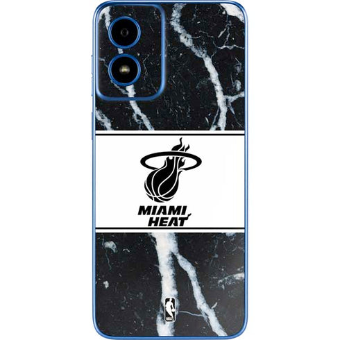 NBA Miami Heat Marble Moto G Play 4G (2024) Skin