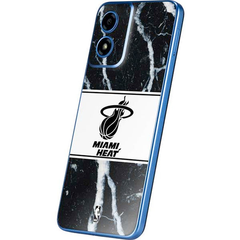 NBA Miami Heat Marble Moto G Play 4G (2024) Skin