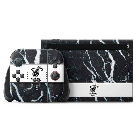 NBA Miami Heat Marble Nintendo Switch 2 (2025) with Joy-Con Skin
