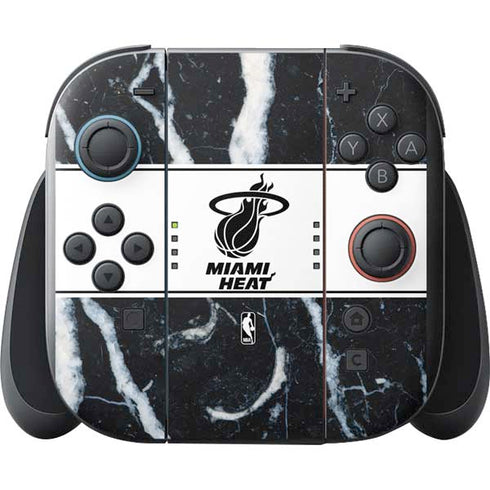 NBA Miami Heat Marble Nintendo Switch 2 (2025) with Joy-Con Skin
