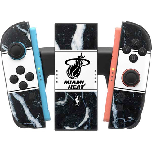 NBA Miami Heat Marble Nintendo Switch 2 (2025) Joy-Con Controller Skin