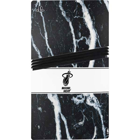 NBA Miami Heat Marble PS5 Pro Console Skin