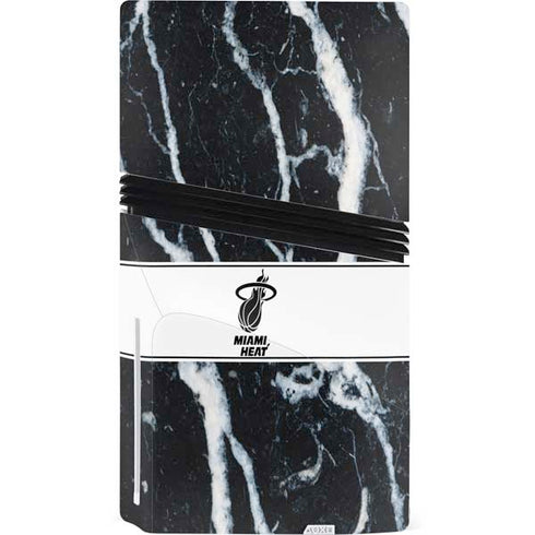 NBA Miami Heat Marble PS5 Pro Disk Console Skin