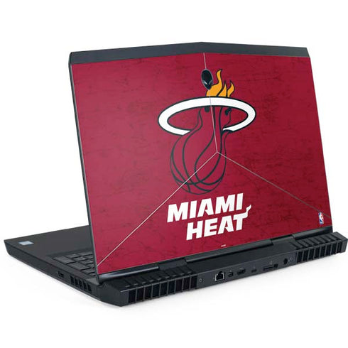 NBA Miami Heat Red Primary Logo Dell Alienware Skin