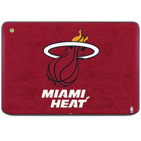 NBA Miami Heat Red Primary Logo HP Chromebook Skin