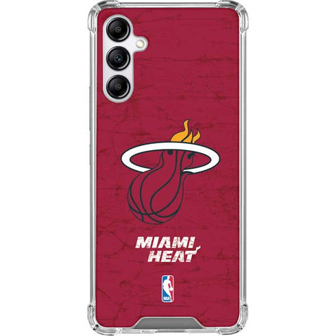 NBA Miami Heat Red Primary Logo Gabb Phone 4 Clear Case