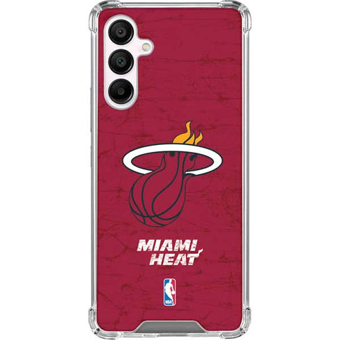 NBA Miami Heat Red Primary Logo Galaxy A16 5G Clear Case