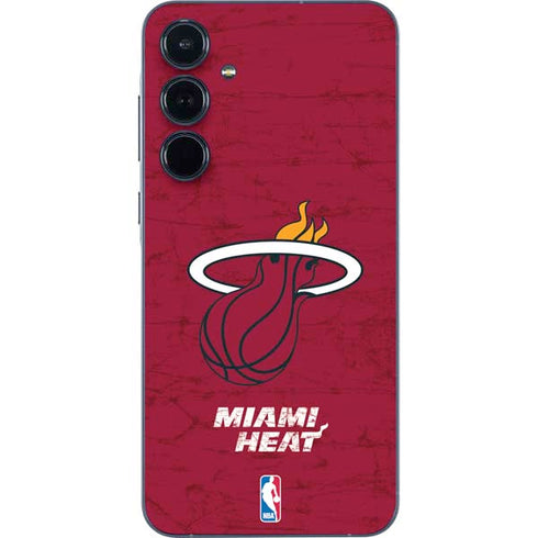 NBA Miami Heat Red Primary Logo Galaxy A35 5G Skin