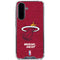 NBA Miami Heat Red Primary Logo Galaxy A36 5G Clear Case