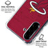 NBA Miami Heat Red Primary Logo Galaxy A36 5G Clear Case