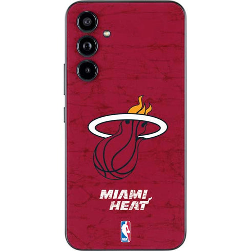 NBA Miami Heat Red Primary Logo Galaxy A54 5G Skin