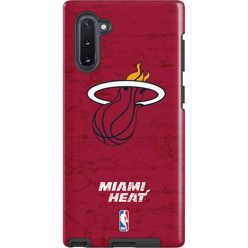 NBA Miami Heat Red Primary Logo Galaxy Cases