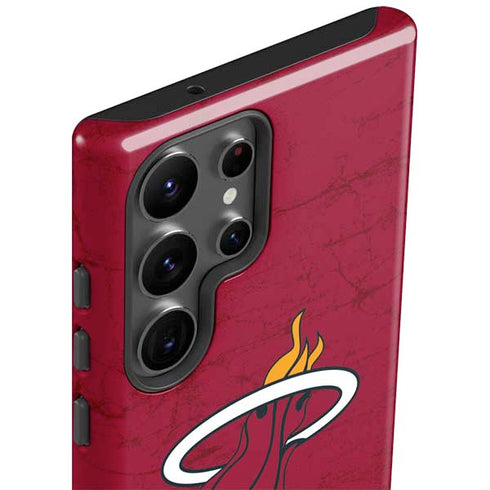 NBA Miami Heat Red Primary Logo Galaxy S23 Ultra Pro Case