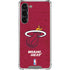 NBA Miami Heat Red Primary Logo Galaxy S24 FE Clear Case