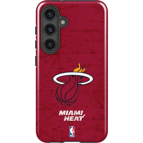 NBA Miami Heat Red Primary Logo Galaxy S25 Plus Impact Case