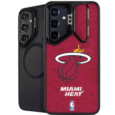 NBA Miami Heat Red Primary Logo Galaxy S24 Plus Kickstand Case