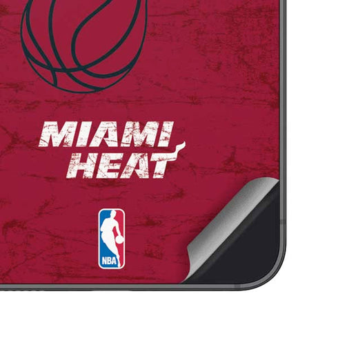 NBA Miami Heat Red Primary Logo Galaxy S24 Plus Skin