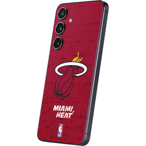 NBA Miami Heat Red Primary Logo Galaxy S24 Skin