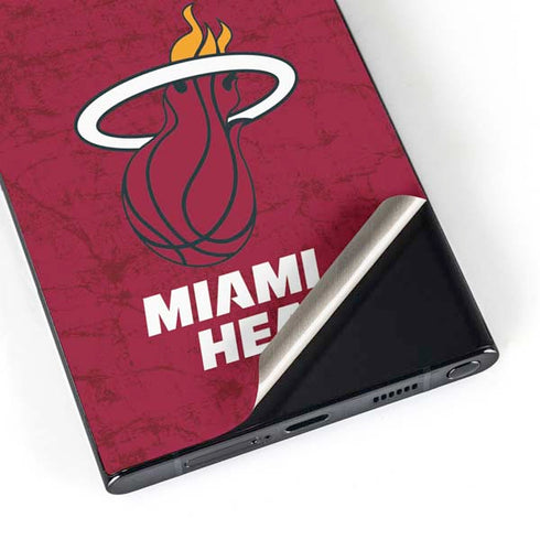 NBA Miami Heat Red Primary Logo Galaxy S24 Ultra Skin