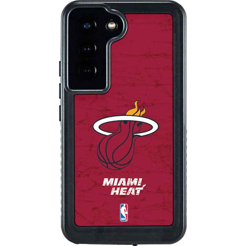 NBA Miami Heat Red Primary Logo Galaxy S24 Waterproof Case
