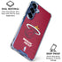 NBA Miami Heat Red Primary Logo Galaxy S25 FE Clear Case