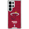 NBA Miami Heat Red Primary Logo Galaxy S25 Ultra Clear Case
