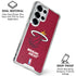 NBA Miami Heat Red Primary Logo Galaxy S25 Ultra Clear Case
